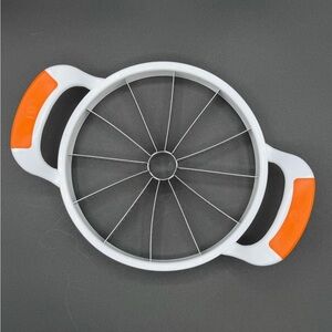 Large Cake Slicer Cutter – 12 Slice Dessert Divider w/ Handles Stainless Steel.